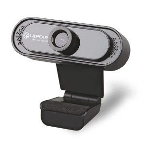 Lapcare Lapcam HD 720M P, Noise Isolated Microphone with Computer HD Stremaing Web cam for Desktop & Laptop with mic with Wide Angle Lens & Large Sensor for Superior Low Light (Black)